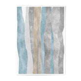 Abstract Photographic Print, Blue Gray Art, Modern Home Decor, Minimalist Wall Art, Neutral Color Print - Tawshia
